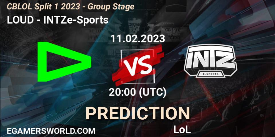 LOUD vs INTZ e-Sports: Betting TIp, Match Prediction. 11.02.23. LoL, CBLOL Split 1 2023 - Group Stage