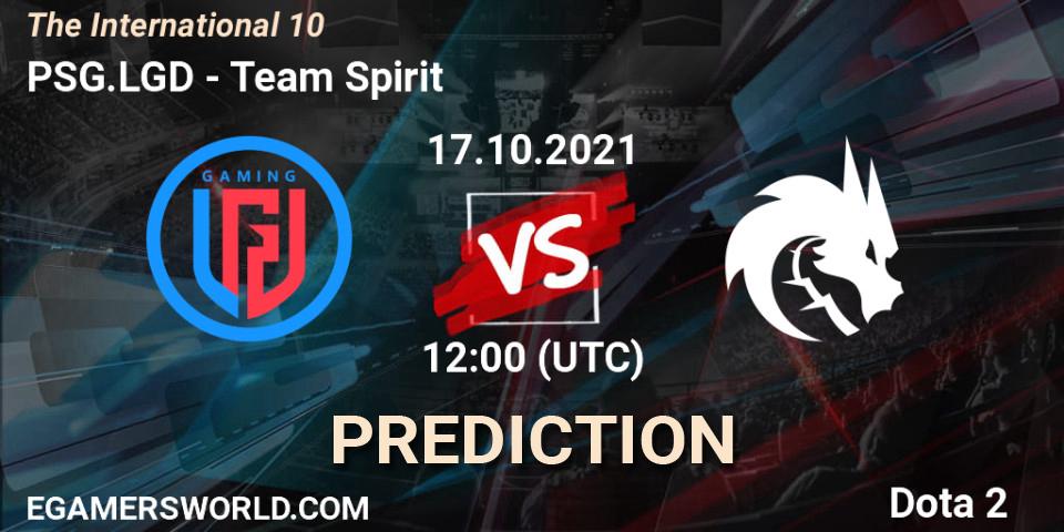 PSG.LGD vs Team Spirit: Betting TIp, Match Prediction. 17.10.21. Dota 2, The Internationa 2021