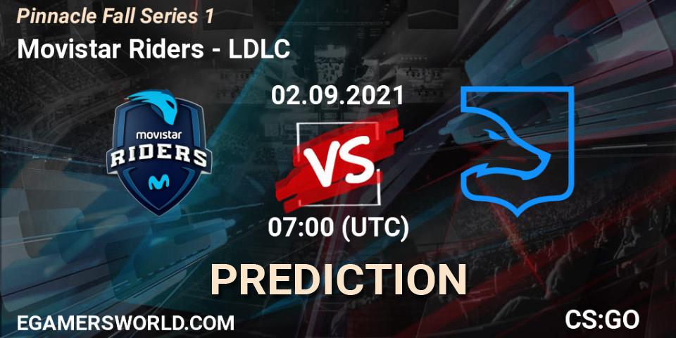 Movistar Riders vs LDLC: Betting TIp, Match Prediction. 02.09.21. CS2 (CS:GO), Pinnacle Fall Series #1