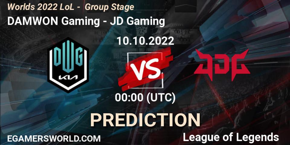 DAMWON Gaming vs JD Gaming: Betting TIp, Match Prediction. 09.10.2022 at 02:15. LoL, Worlds 2022 LoL - Group Stage
