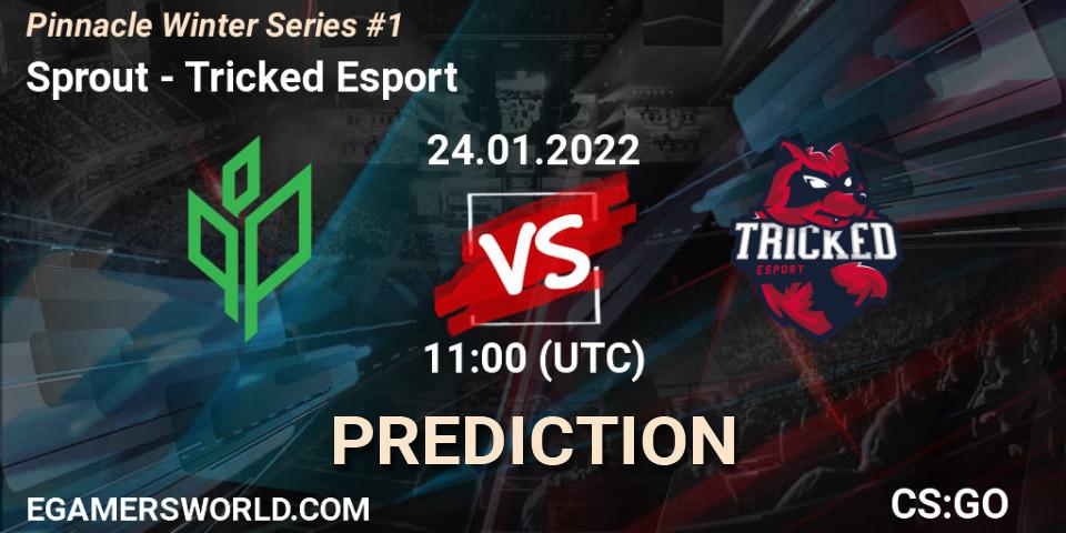 Sprout vs Tricked Esport: Betting TIp, Match Prediction. 24.01.22. CS2 (CS:GO), Pinnacle Winter Series #1