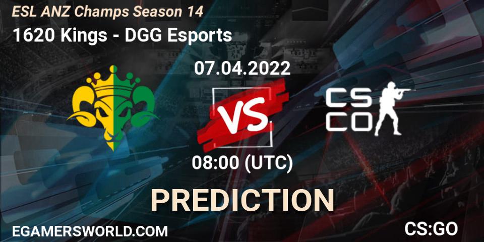 1620 Kings vs DGG Esports: Betting TIp, Match Prediction. 07.04.22. CS2 (CS:GO), ESL ANZ Champs Season 14