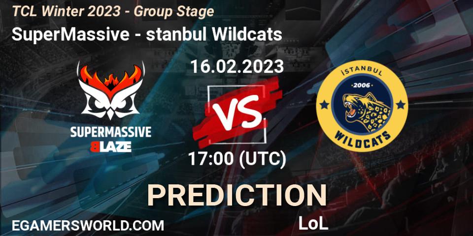 SuperMassive vs İstanbul Wildcats: Betting TIp, Match Prediction. 02.03.23. LoL, TCL Winter 2023 - Group Stage