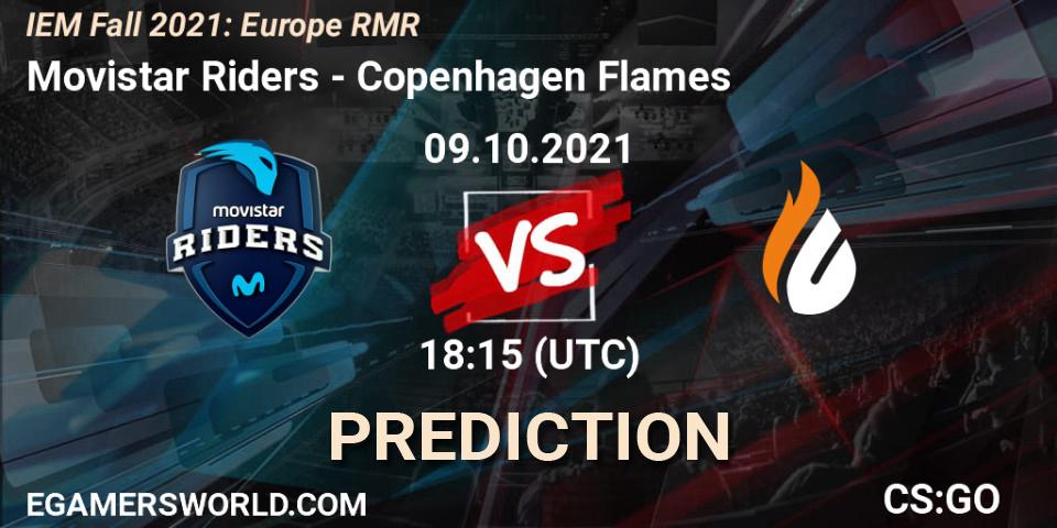 Movistar Riders vs Copenhagen Flames: Betting TIp, Match Prediction. 09.10.21. CS2 (CS:GO), IEM Fall 2021: Europe RMR