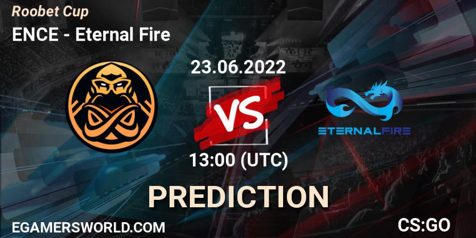 ENCE vs Eternal Fire: Betting TIp, Match Prediction. 23.06.2022 at 13:00. Counter-Strike (CS2), Roobet Cup