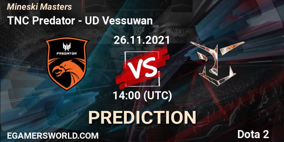 TNC Predator vs UD Vessuwan: Betting TIp, Match Prediction. 26.11.21. Dota 2, Mineski Masters