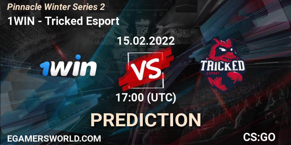 1WIN vs Tricked Esport: Betting TIp, Match Prediction. 15.02.2022 at 17:00. Counter-Strike (CS2), Pinnacle Winter Series 2