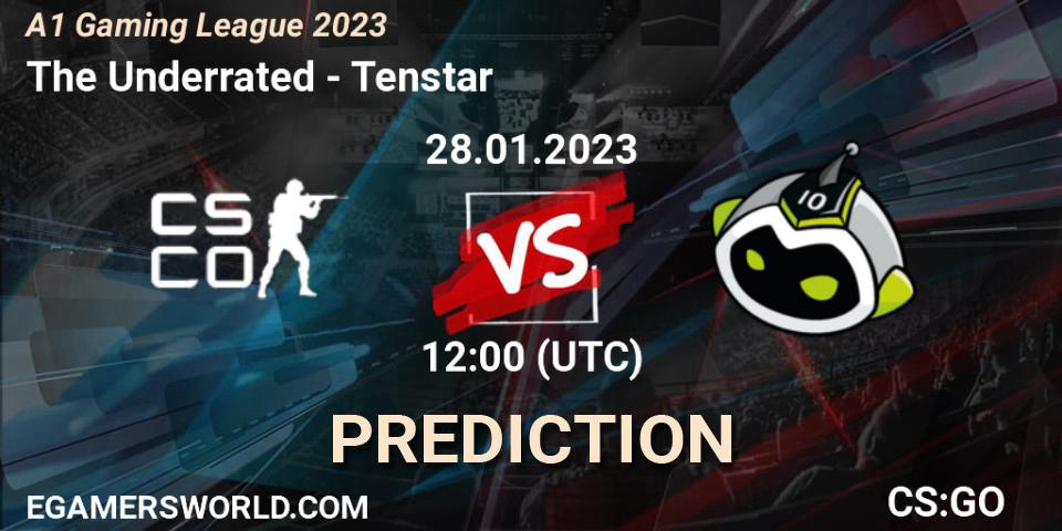 The Underrated vs Tenstar: Betting TIp, Match Prediction. 28.01.23. CS2 (CS:GO), A1 Gaming League 2023