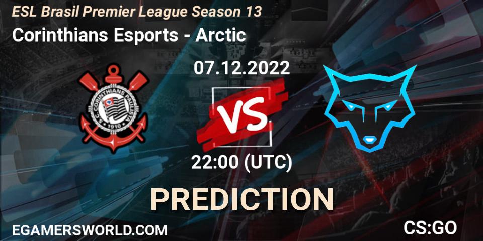Corinthians Esports vs Arctic: Betting TIp, Match Prediction. 07.12.22. CS2 (CS:GO), ESL Brasil Premier League Season 13