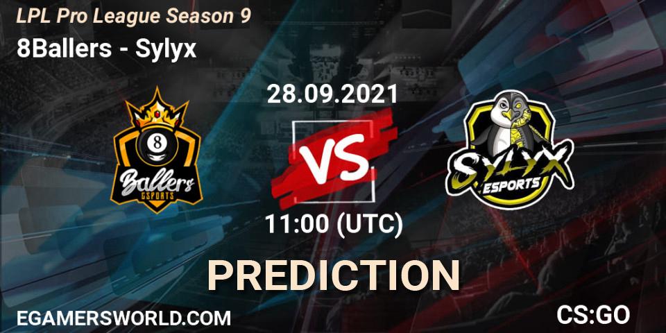 8Ballers vs Sylyx: Betting TIp, Match Prediction. 28.09.21. CS2 (CS:GO), LPL Pro League 2021 Season 3