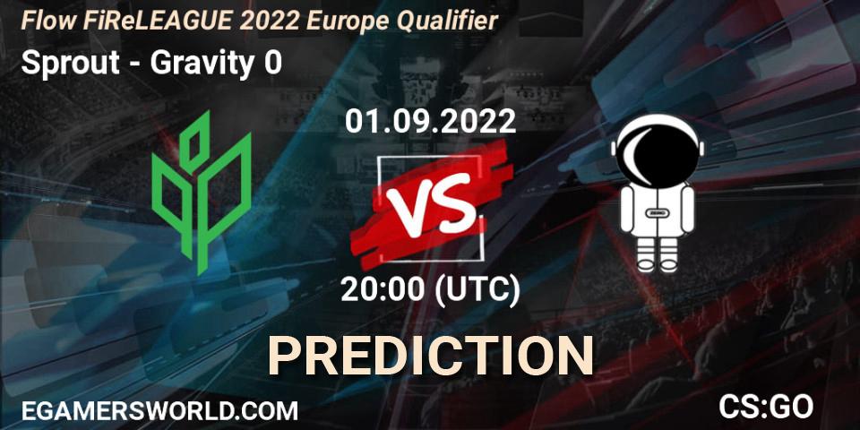 Sprout vs Gravity 0: Betting TIp, Match Prediction. 01.09.22. CS2 (CS:GO), Flow FiReLEAGUE 2022 Europe Qualifier
