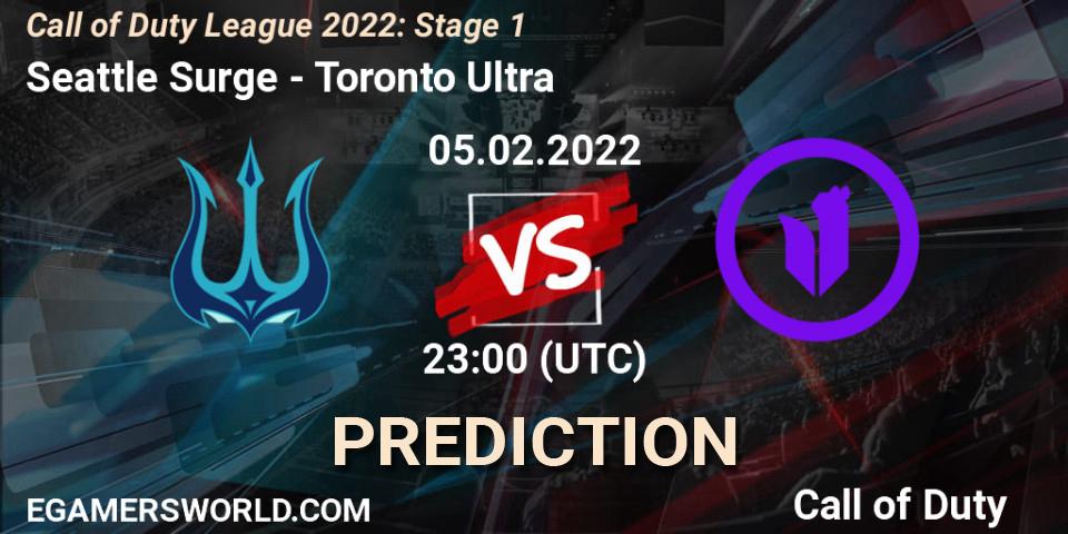 Seattle Surge vs Toronto Ultra: Betting TIp, Match Prediction. 05.02.2022 at 23:00. Call of Duty, Call of Duty League 2022: Stage 1