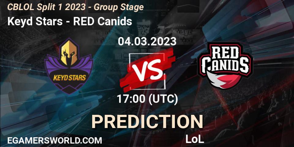 Keyd Stars vs RED Canids: Betting TIp, Match Prediction. 04.03.23. LoL, CBLOL Split 1 2023 - Group Stage