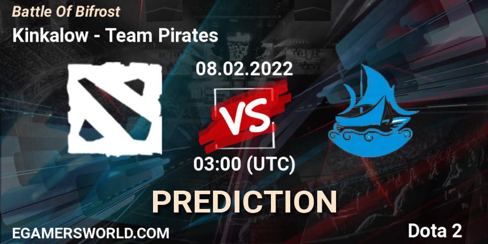 Kinkalow vs Team Pirates: Betting TIp, Match Prediction. 08.02.2022 at 03:02. Dota 2, Battle Of Bifrost