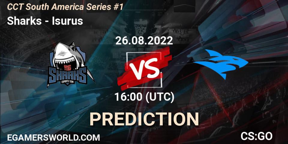 Sharks vs Isurus: Betting TIp, Match Prediction. 26.08.22. CS2 (CS:GO), CCT South America Series #1