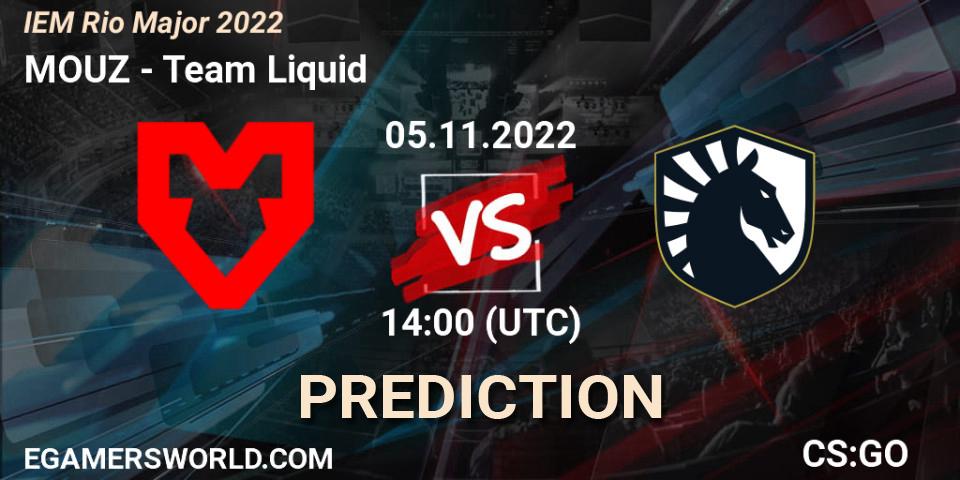 MOUZ vs Team Liquid: Betting TIp, Match Prediction. 05.11.22. CS2 (CS:GO), IEM Rio Major 2022