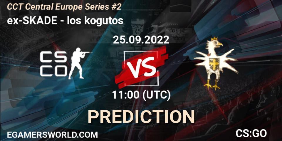 ex-SKADE vs los kogutos: Betting TIp, Match Prediction. 25.09.22. CS2 (CS:GO), CCT Central Europe Series #2