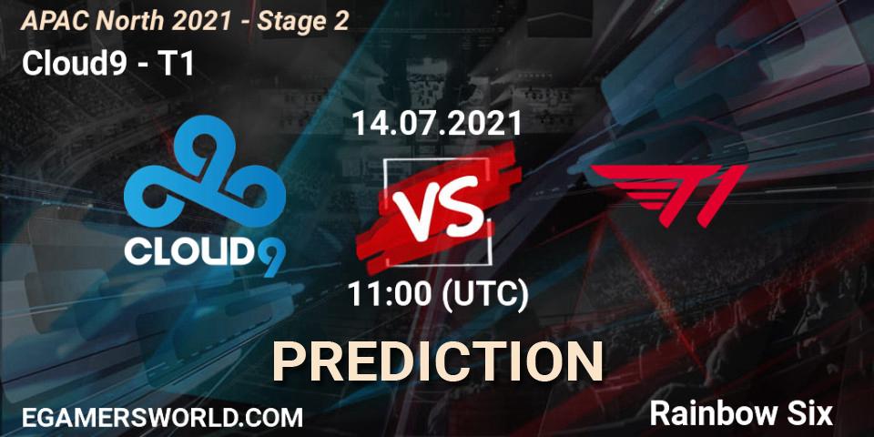 Cloud9 vs T1: Betting TIp, Match Prediction. 14.07.2021 at 10:40. Rainbow Six, APAC North 2021 - Stage 2