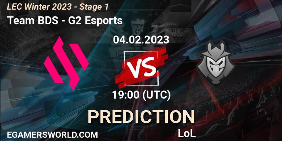 Team BDS vs G2 Esports: Betting TIp, Match Prediction. 04.02.23. LoL, LEC Winter 2023 - Stage 1