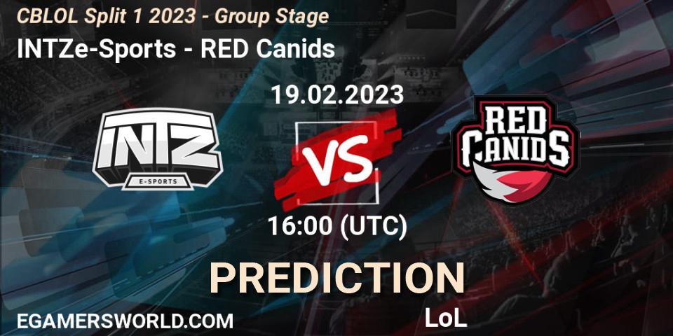 INTZ e-Sports vs RED Canids: Betting TIp, Match Prediction. 19.02.23. LoL, CBLOL Split 1 2023 - Group Stage