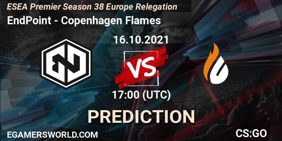 EndPoint vs Copenhagen Flames: Betting TIp, Match Prediction. 16.10.21. CS2 (CS:GO), ESEA Premier Season 38 Europe Relegation