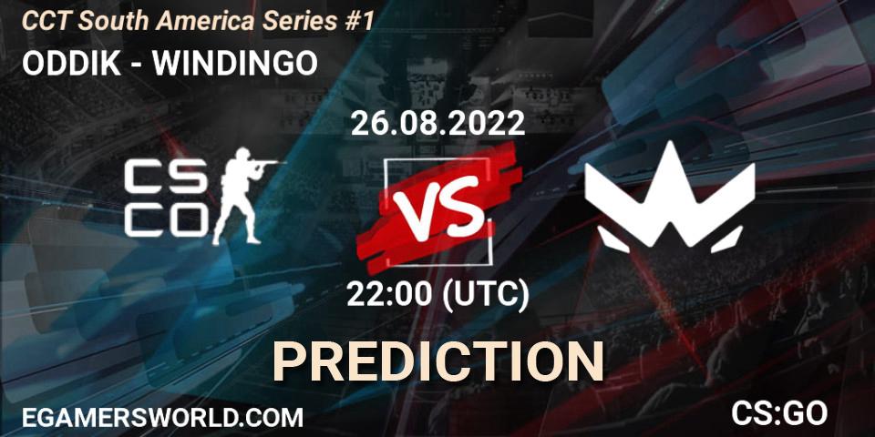 ODDIK vs WINDINGO: Betting TIp, Match Prediction. 27.08.22. CS2 (CS:GO), CCT South America Series #1
