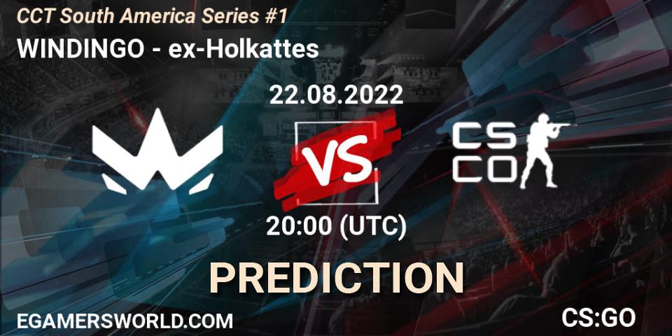WINDINGO vs ex-Holkattes: Betting TIp, Match Prediction. 22.08.2022 at 20:00. Counter-Strike (CS2), CCT South America Series #1