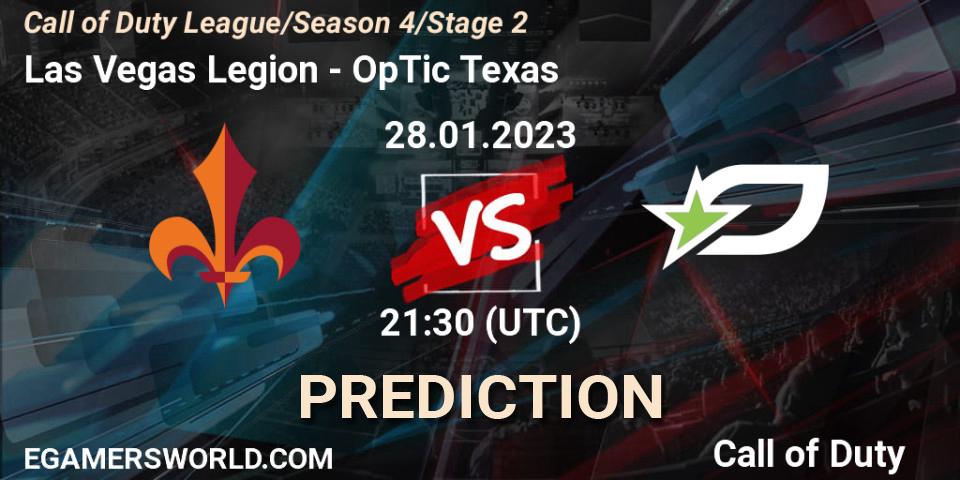 Las Vegas Legion vs OpTic Texas: Betting TIp, Match Prediction. 28.01.23. Call of Duty, Call of Duty League 2023: Stage 2 Major Qualifiers