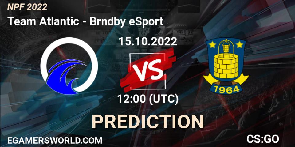 Team Atlantic vs Brøndby eSport: Betting TIp, Match Prediction. 15.10.2022 at 13:00. Counter-Strike (CS2), NPF 2022