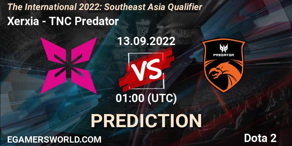 Xerxia vs TNC Predator: Betting TIp, Match Prediction. 13.09.2022 at 01:00. Dota 2, The International 2022: Southeast Asia Qualifier