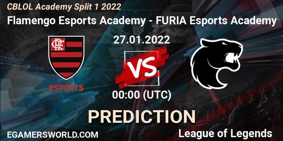 Flamengo Esports Academy vs FURIA Esports Academy: Betting TIp, Match Prediction. 26.01.2022 at 23:00. LoL, CBLOL Academy Split 1 2022