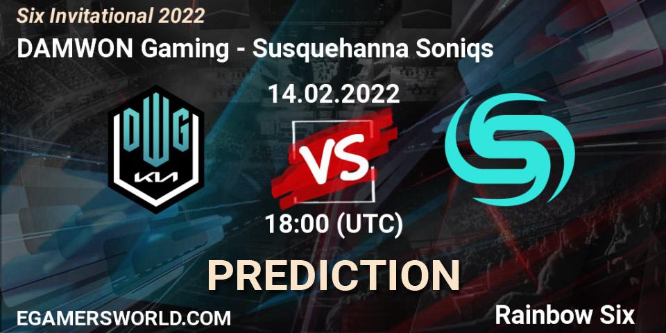 DAMWON Gaming vs Susquehanna Soniqs: Betting TIp, Match Prediction. 14.02.2022 at 19:00. Rainbow Six, Six Invitational 2022