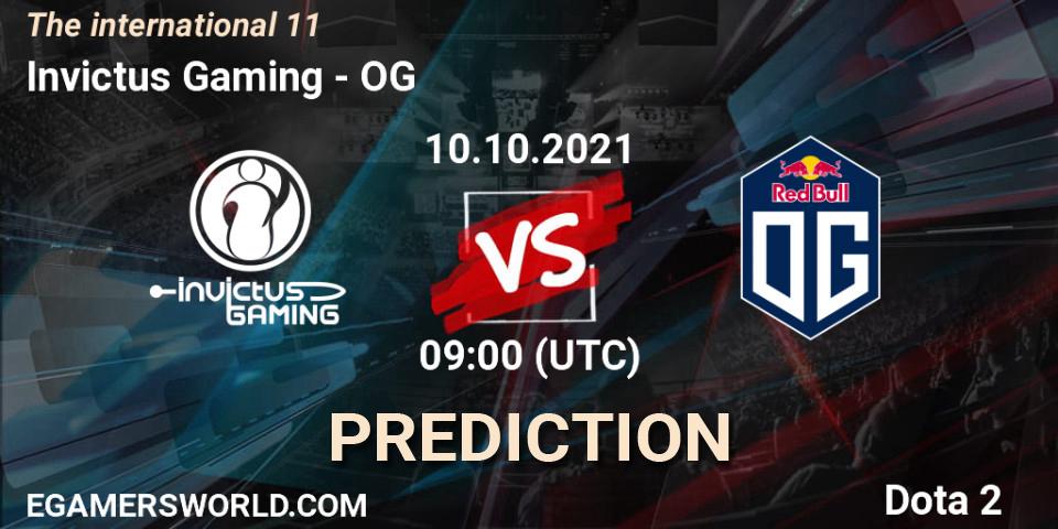Invictus Gaming vs OG: Betting TIp, Match Prediction. 10.10.21. Dota 2, The Internationa 2021
