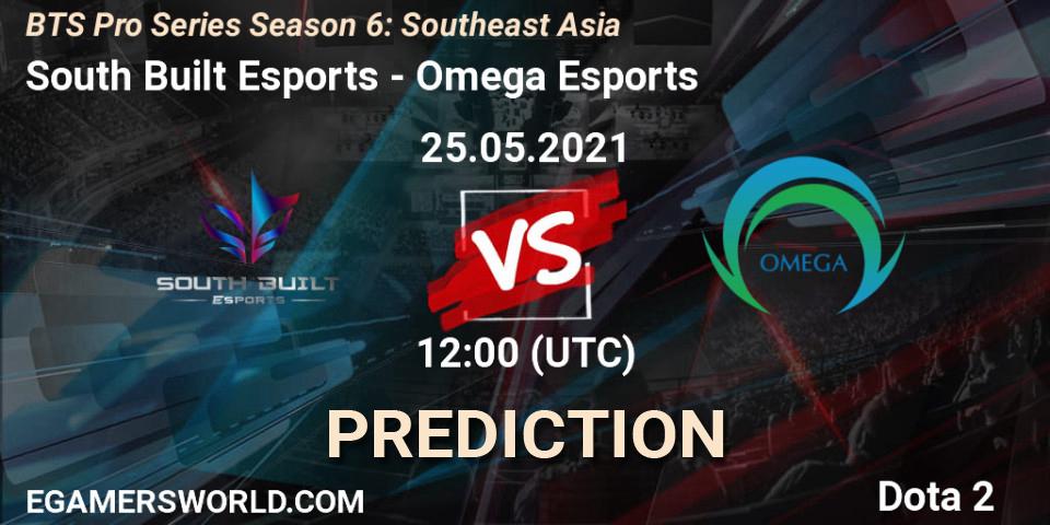 South Built Esports vs Omega Esports: Betting TIp, Match Prediction. 25.05.2021 at 13:20. Dota 2, BTS Pro Series Season 6: Southeast Asia