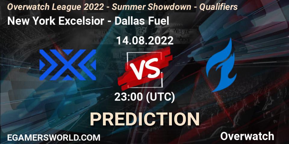 New York Excelsior vs Dallas Fuel: Betting TIp, Match Prediction. 14.08.22. Overwatch, Overwatch League 2022 - Summer Showdown - Qualifiers
