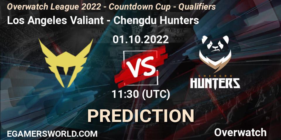 Los Angeles Valiant vs Chengdu Hunters: Betting TIp, Match Prediction. 01.10.22. Overwatch, Overwatch League 2022 - Countdown Cup - Qualifiers