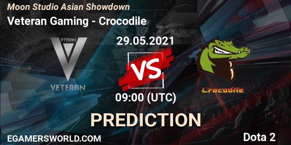 Veteran Gaming vs Crocodile: Betting TIp, Match Prediction. 29.05.21. Dota 2, Moon Studio Asian Showdown