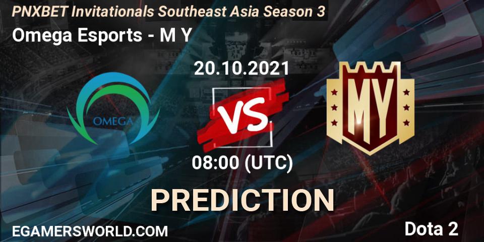 Omega Esports vs M Y: Betting TIp, Match Prediction. 20.10.2021 at 08:15. Dota 2, PNXBET Invitationals Southeast Asia Season 3