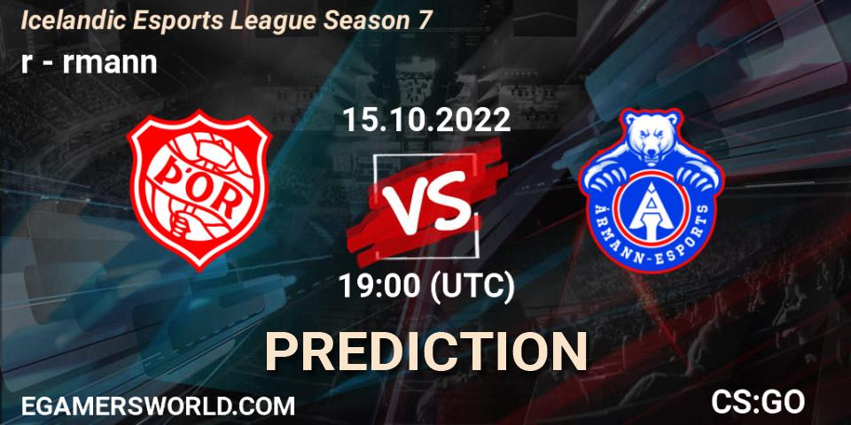 Þór vs Ármann: Betting TIp, Match Prediction. 15.10.2022 at 19:00. Counter-Strike (CS2), Icelandic Esports League Season 7