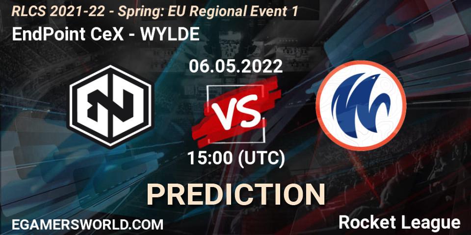 EndPoint CeX vs WYLDE: Betting TIp, Match Prediction. 06.05.2022 at 15:00. Rocket League, RLCS 2021-22 - Spring: EU Regional Event 1