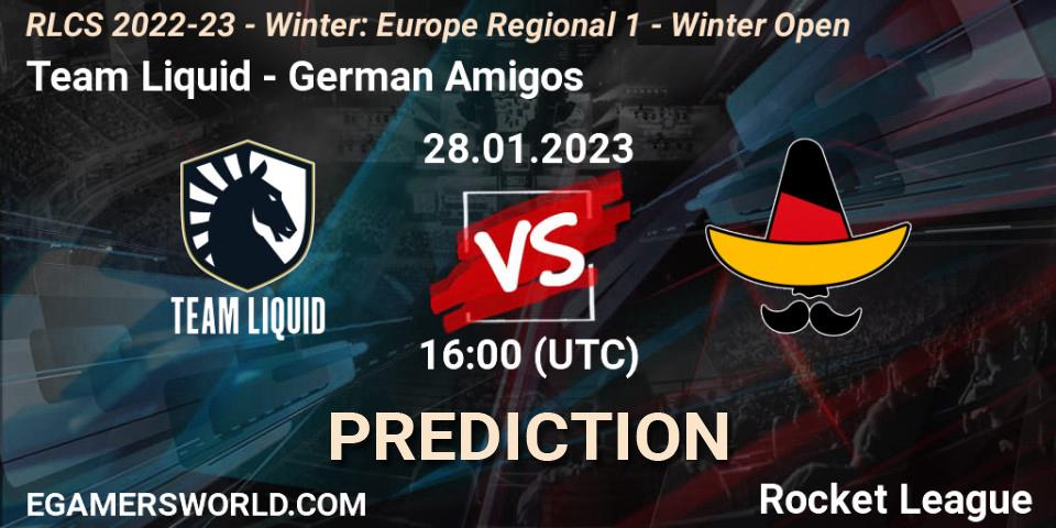 Team Liquid vs German Amigos: Betting TIp, Match Prediction. 28.01.23. Rocket League, RLCS 2022-23 - Winter: Europe Regional 1 - Winter Open