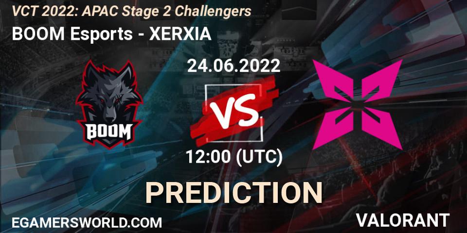 BOOM Esports vs XERXIA: Betting TIp, Match Prediction. 24.06.22. VALORANT, VCT 2022: APAC Stage 2 Challengers