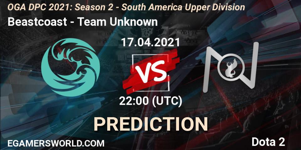 Beastcoast vs Team Unknown: Betting TIp, Match Prediction. 17.04.2021 at 22:00. Dota 2, OGA DPC 2021: Season 2 - South America Upper Division