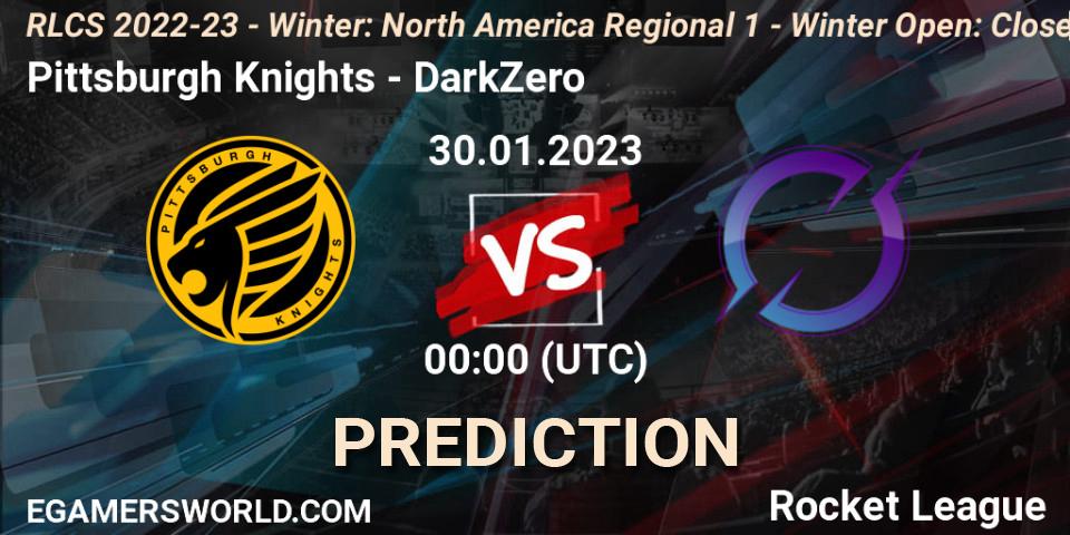 Pittsburgh Knights vs DarkZero: Betting TIp, Match Prediction. 30.01.23. Rocket League, RLCS 2022-23 - Winter: North America Regional 1 - Winter Open: Closed Qualifier
