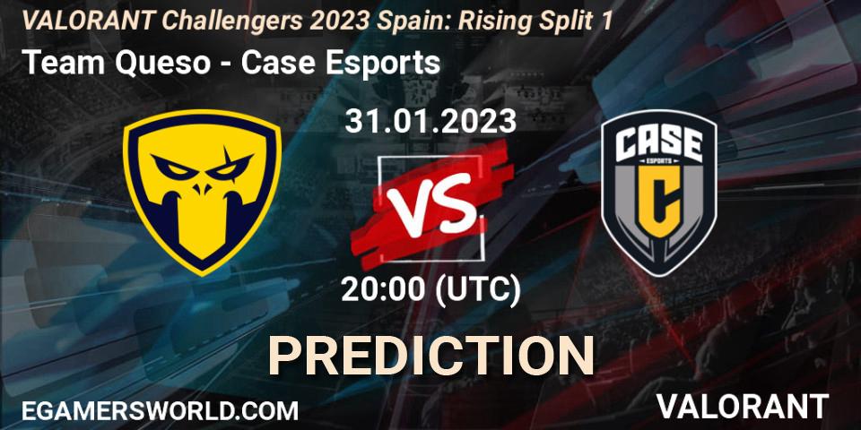 Team Queso vs Case Esports: Betting TIp, Match Prediction. 31.01.23. VALORANT, VALORANT Challengers 2023 Spain: Rising Split 1