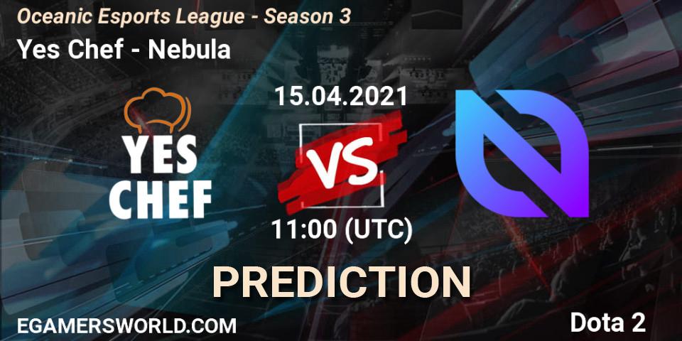 Yes Chef vs Nebula: Betting TIp, Match Prediction. 15.04.21. Dota 2, Oceanic Esports League - Season 3