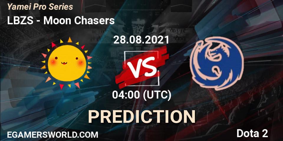 LBZS vs Moon Chasers: Betting TIp, Match Prediction. 28.08.2021 at 03:15. Dota 2, Yamei Pro Series