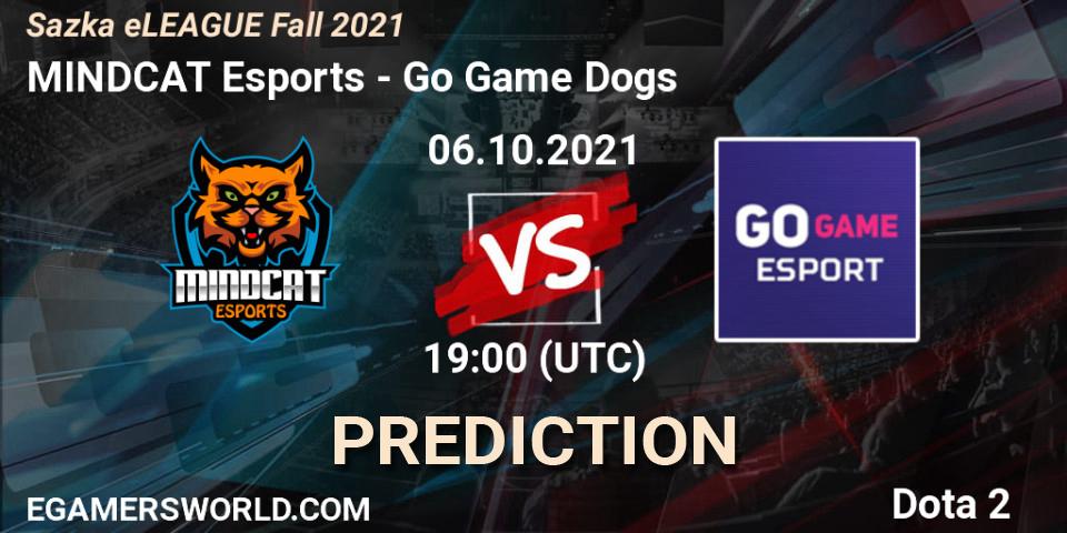 MINDCAT Esports vs Go Game Dogs: Betting TIp, Match Prediction. 06.10.2021 at 19:30. Dota 2, Sazka eLEAGUE Fall 2021