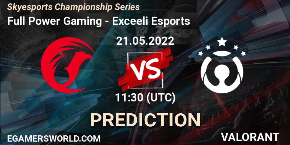 Full Power Gaming vs Exceeli Esports: Betting TIp, Match Prediction. 21.05.22. VALORANT, Skyesports Championship Series