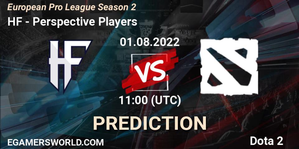 HF vs Perspective Players: Betting TIp, Match Prediction. 01.08.22. Dota 2, European Pro League Season 2